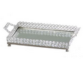 Sparkle Vanity Tray w/ Crystal Accent Sides (4"x10")